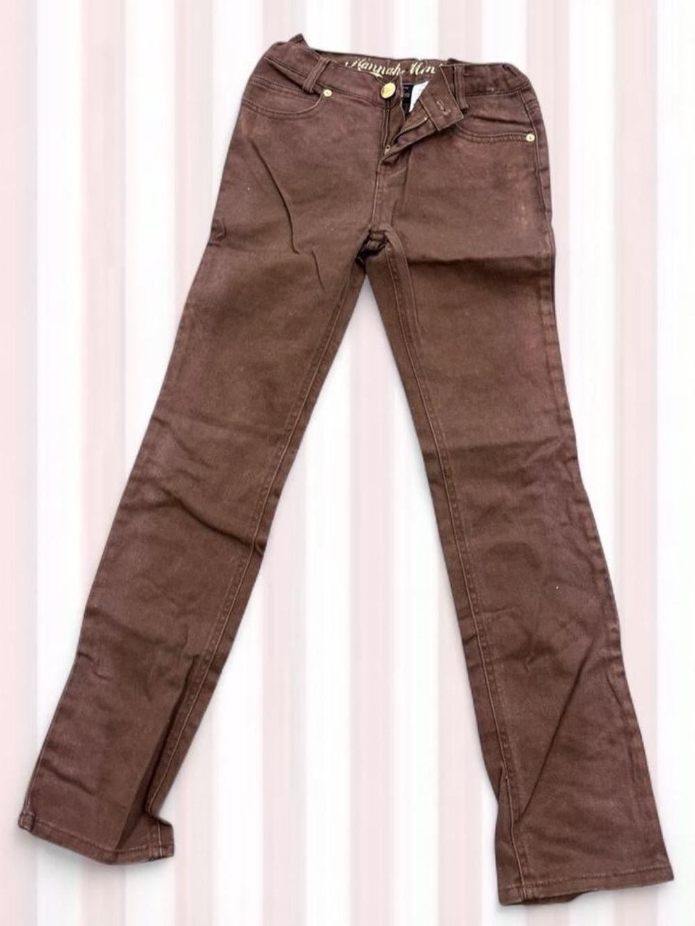 Disney Women’s Brown Straight-Leg Jeans